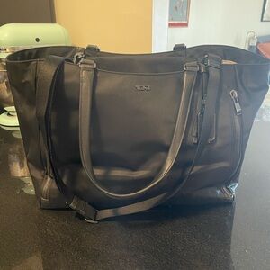 Tumi Jet Black Carryall Tote